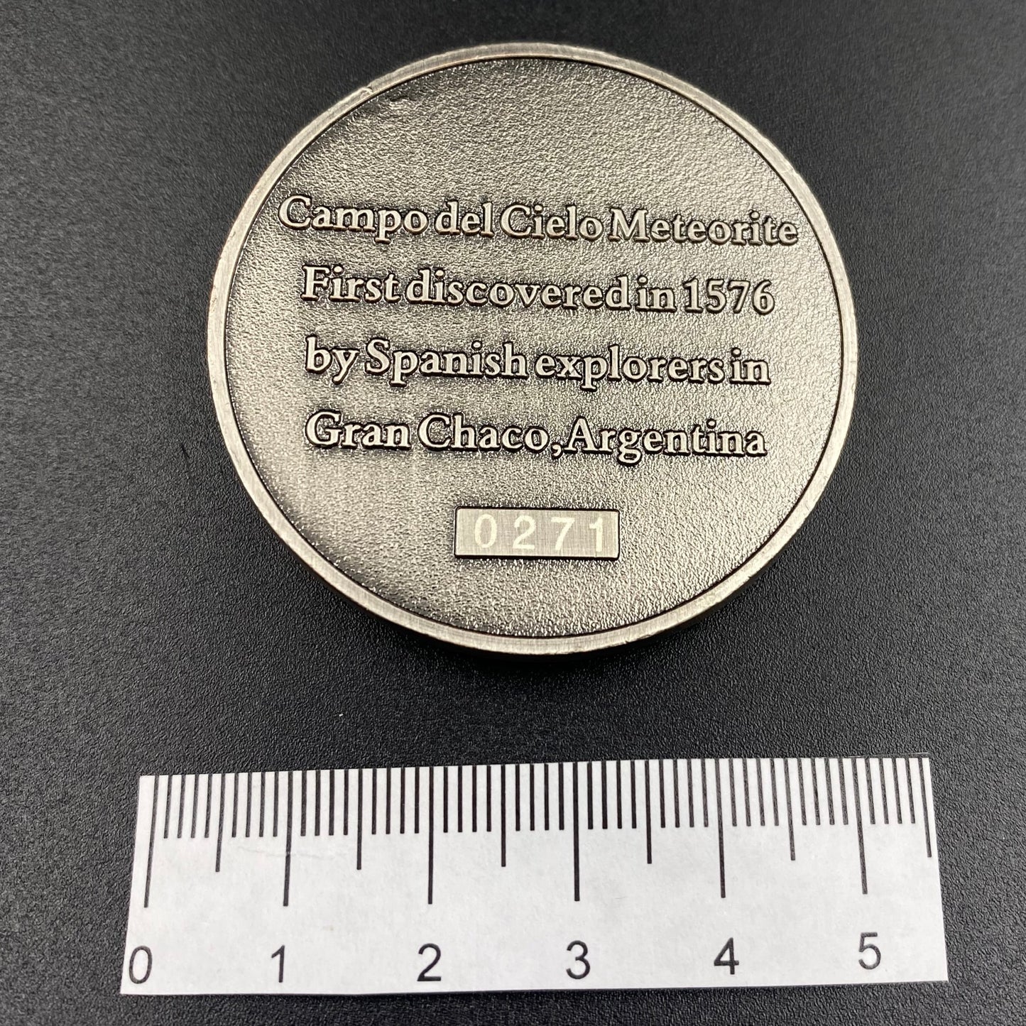 Bronze Campo del Cielo Medallion