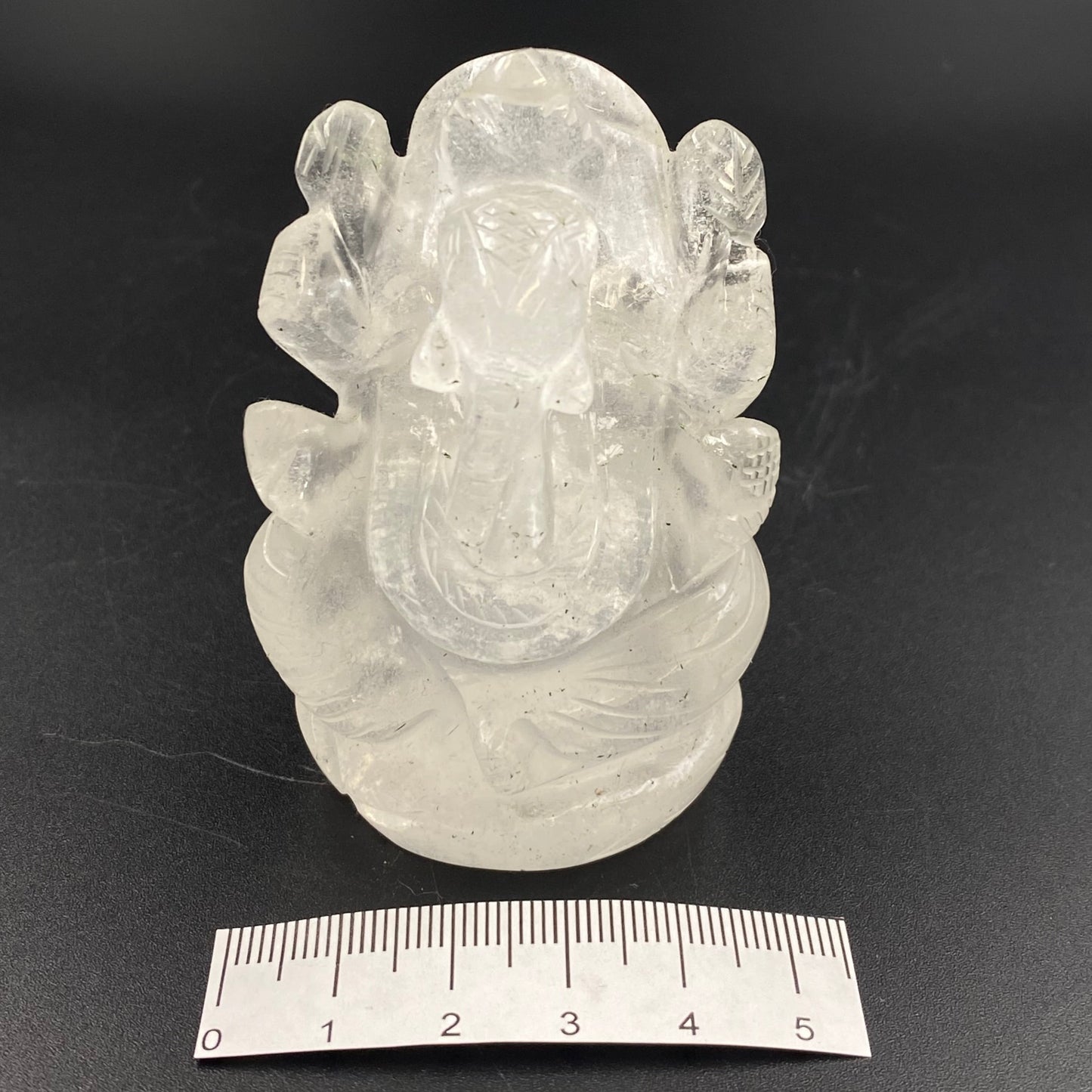 Clear Quartz Ganesh Carving