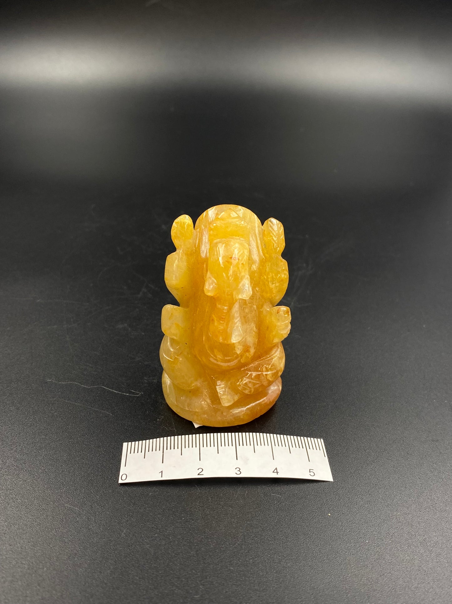 Yellow Aventurine Ganesh Carving