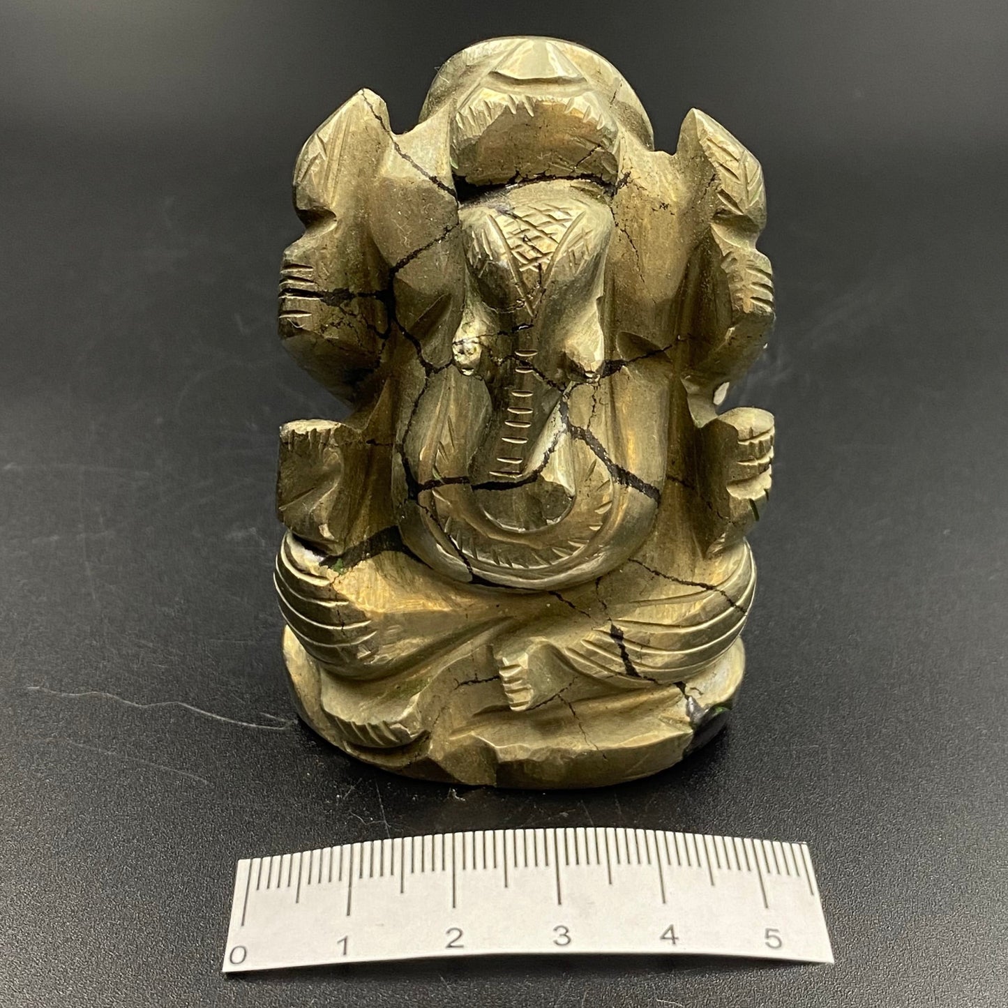 Pyrite Ganesh Carving