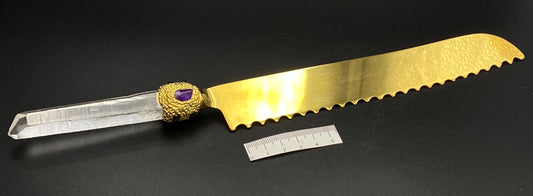 Crystal Handle Bread Knife