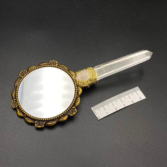 Crystal Handle Mirror