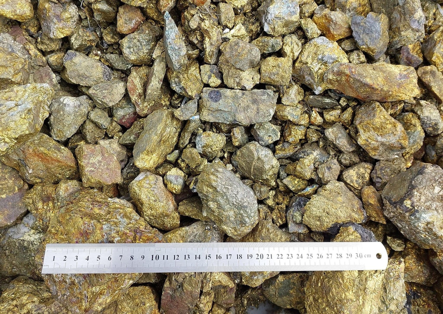 Chalcopyrite Rough Rock (Untreated) - 2kg