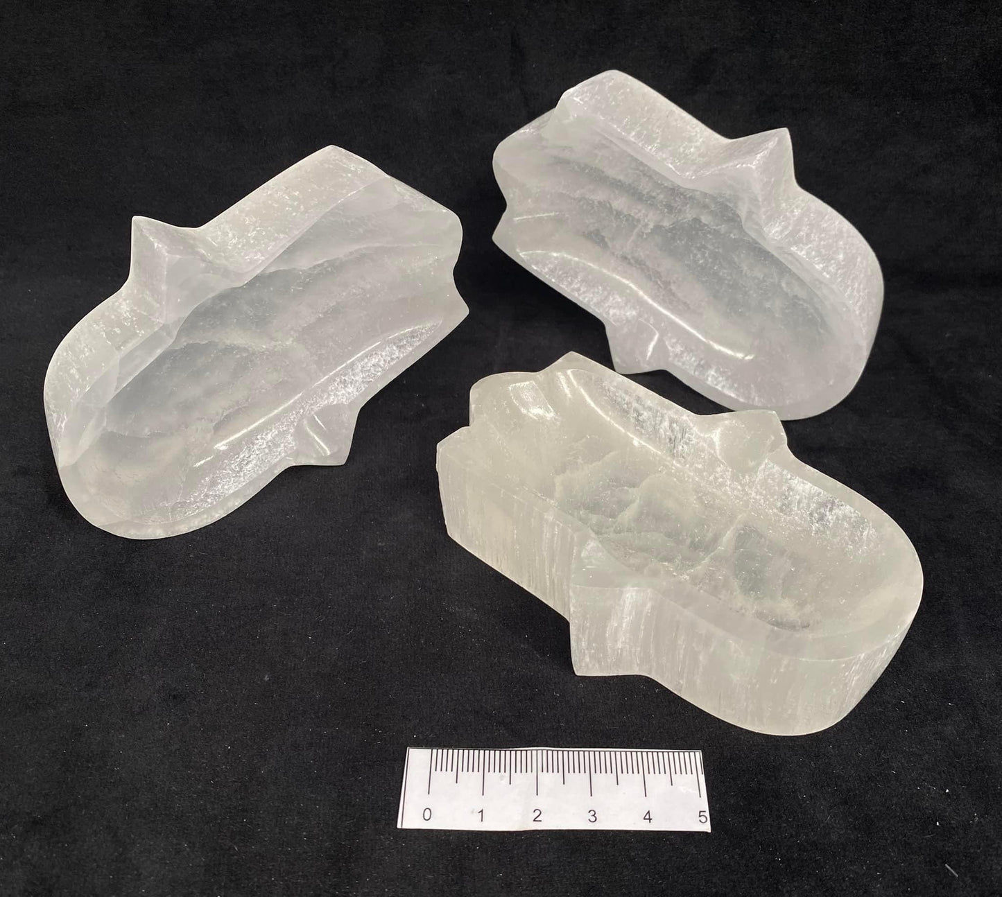 Selenite Hamsa Bowls