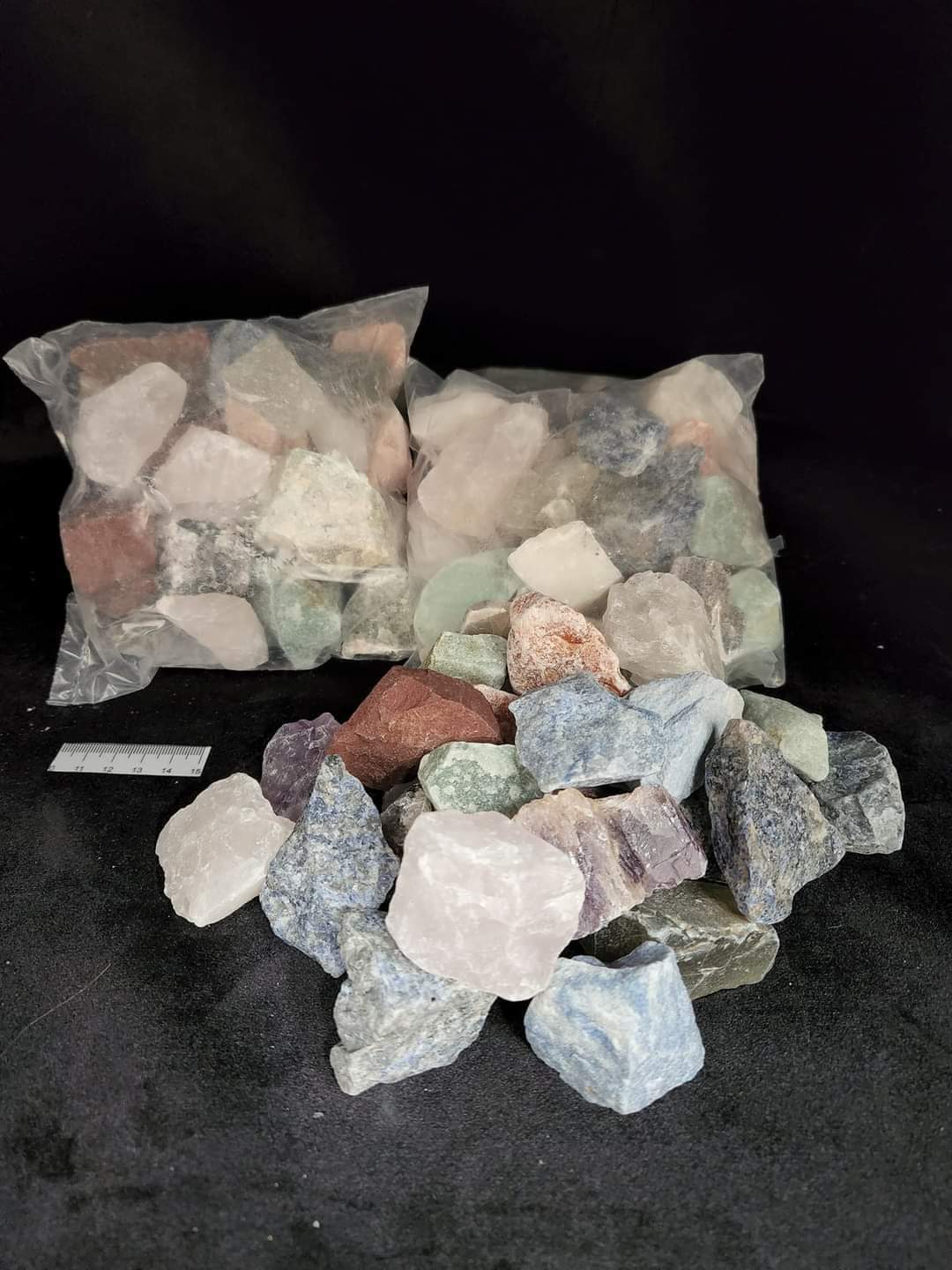 Mixed Rough Crystal Rocks - 1kg