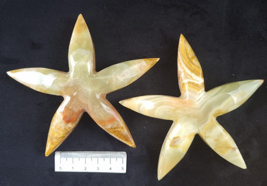 Green Onyx Star Fish