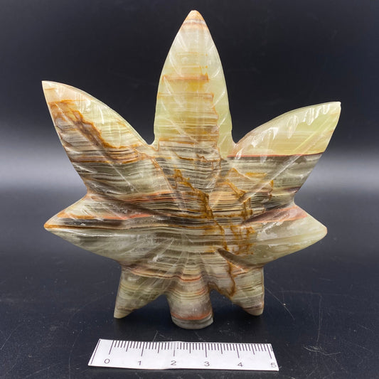 Green Onyx Maple Leaf