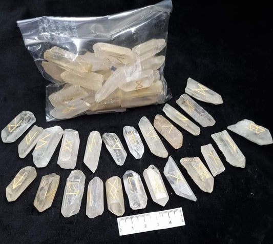 Clear Quartz Runes