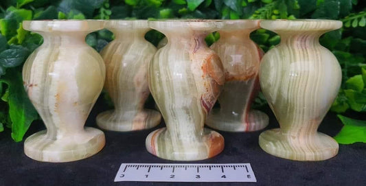 Green Onyx Vases  (Small)