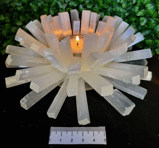 Selenite Tealight Holder