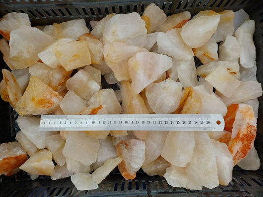 Golden Quartz Rough Rock - 3kg