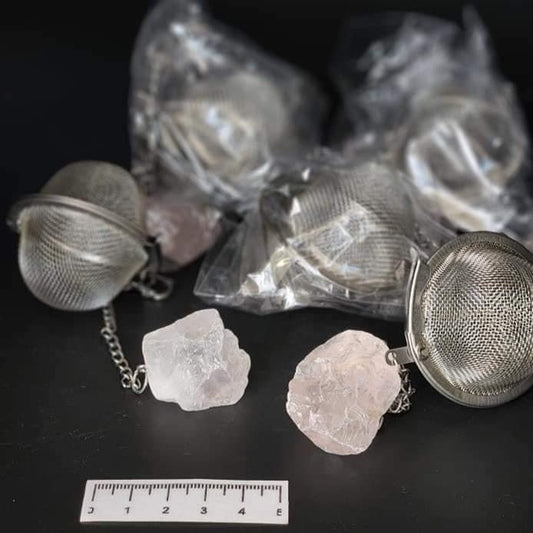 Rose Quartz Tea Strainer