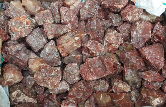 Red Calcite Rough - Bulk Buy