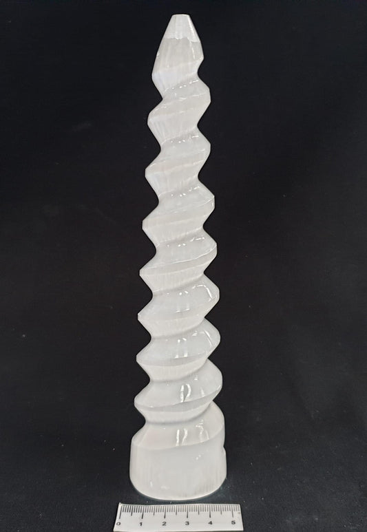 Selenite Spirals - 20cm