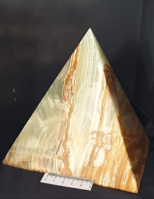 Green Onyx Pyramid