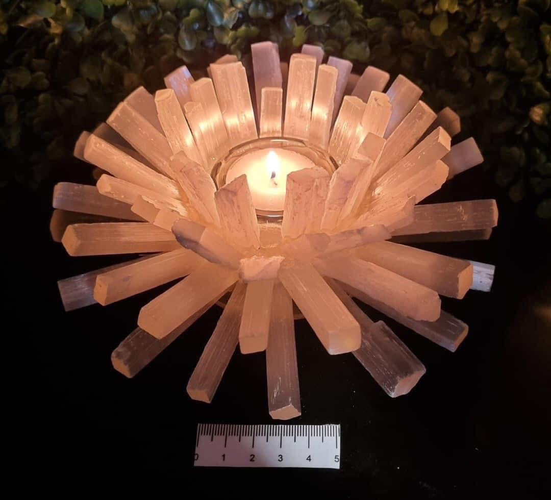 Selenite Tealight Holder