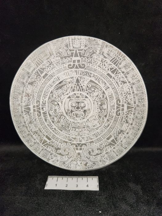 Selenite Aztec  Charging Plate