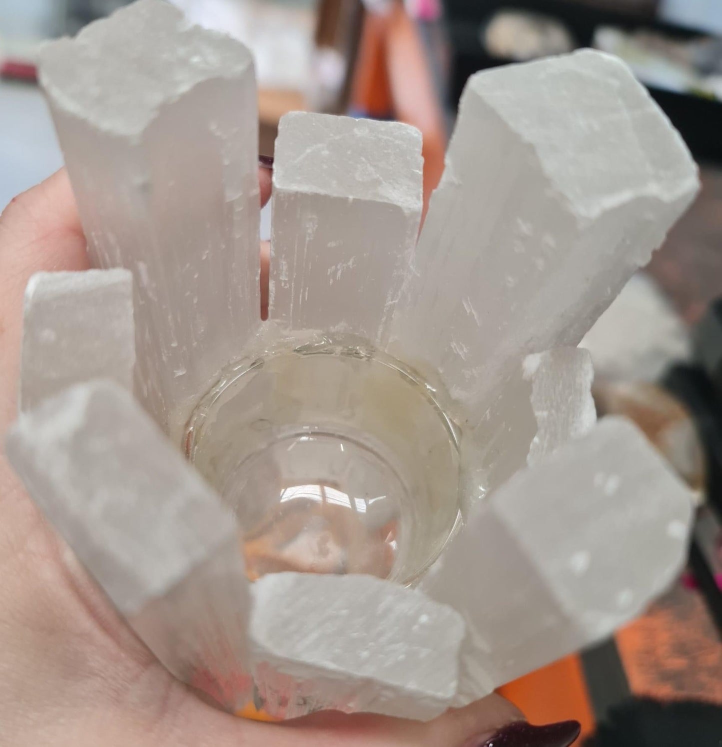 Selenite Tealight Holder - XS