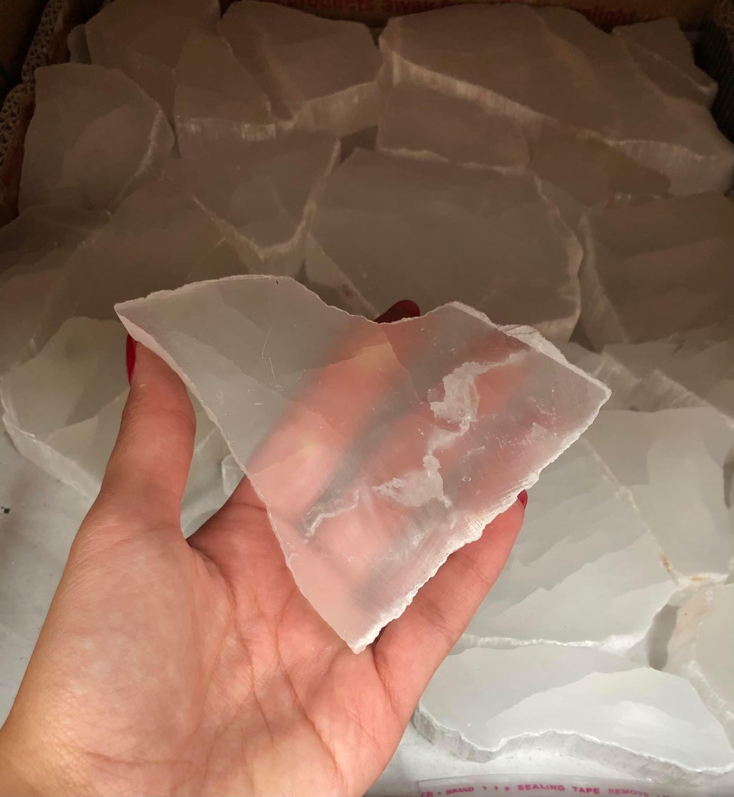 Selenite T.V. Rock - Bulk Buy