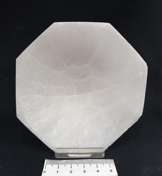 Selenite Hexagon Bowl 10cm