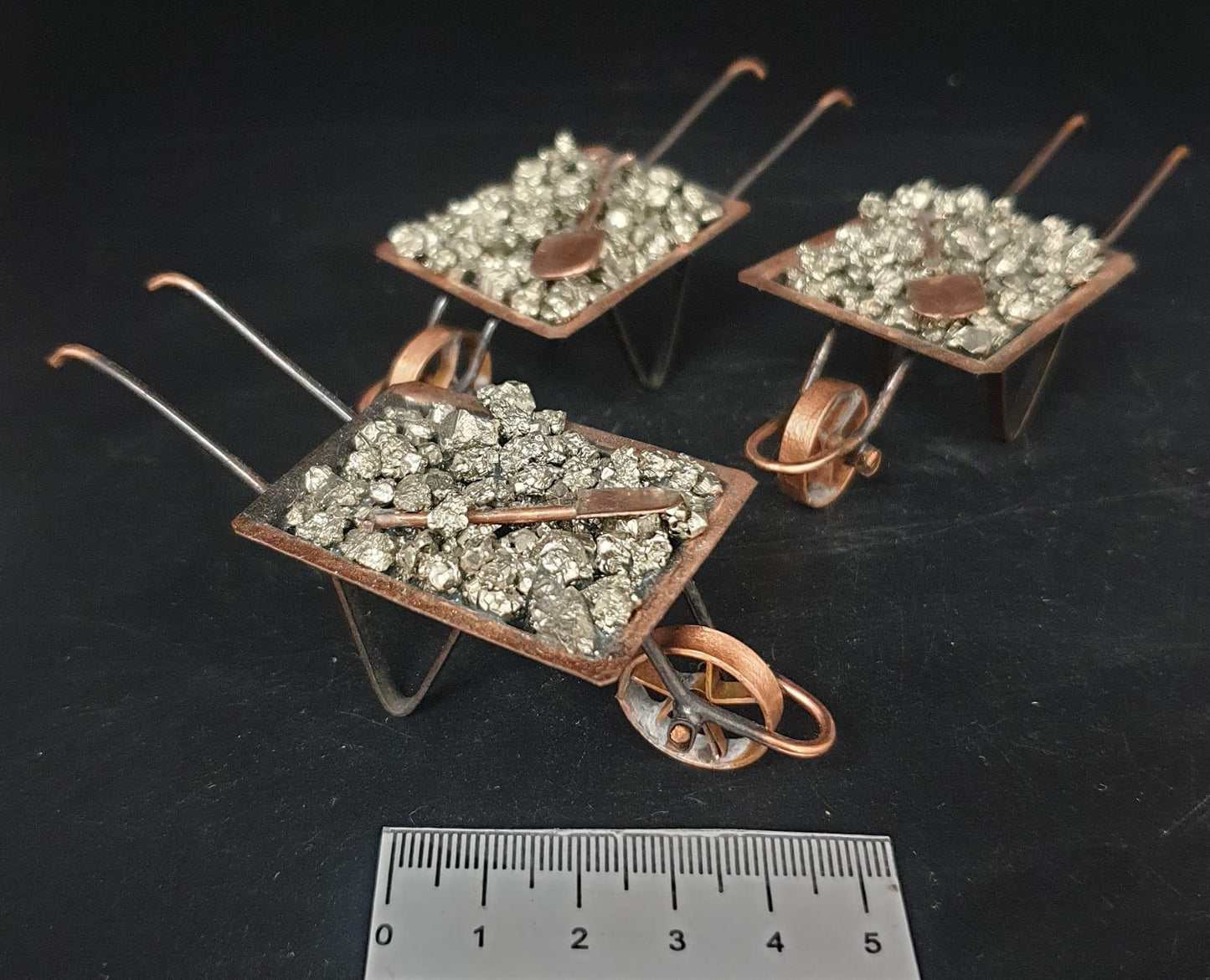 Pyrite Wheelbarrows