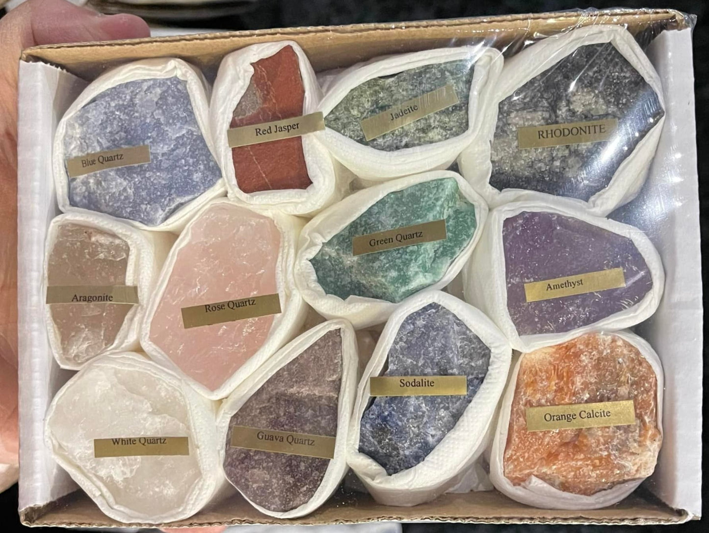 Mixed Mineral Box Rough Rock