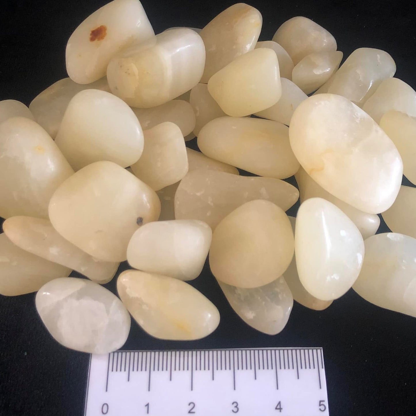 Alabaster Polished Tumbles - 1kg